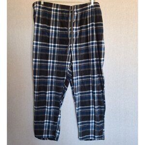 NWT Joe Boxer Warm Plaid Soft Fleece Elastic Waist Pants Size 3X Cozy Fall Winte
